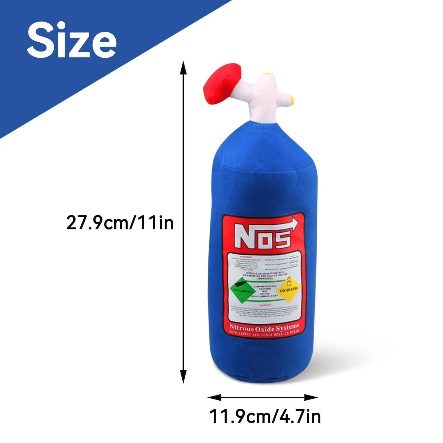 Car Seat Creative Headrest Neck Plush Pillows Car Nitrogen Cylinder Shape Neck Pillow Seat Cushion Waist Pillow Car Accessories