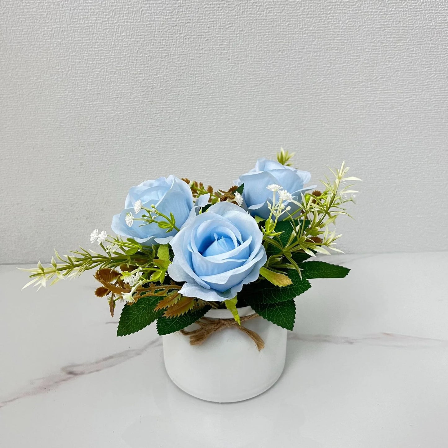 3 Simulated Roses, Potted Plants, Wedding Photos, Photography, Decoration, Fake Flowers, Outdoor Courtyard, Balcony