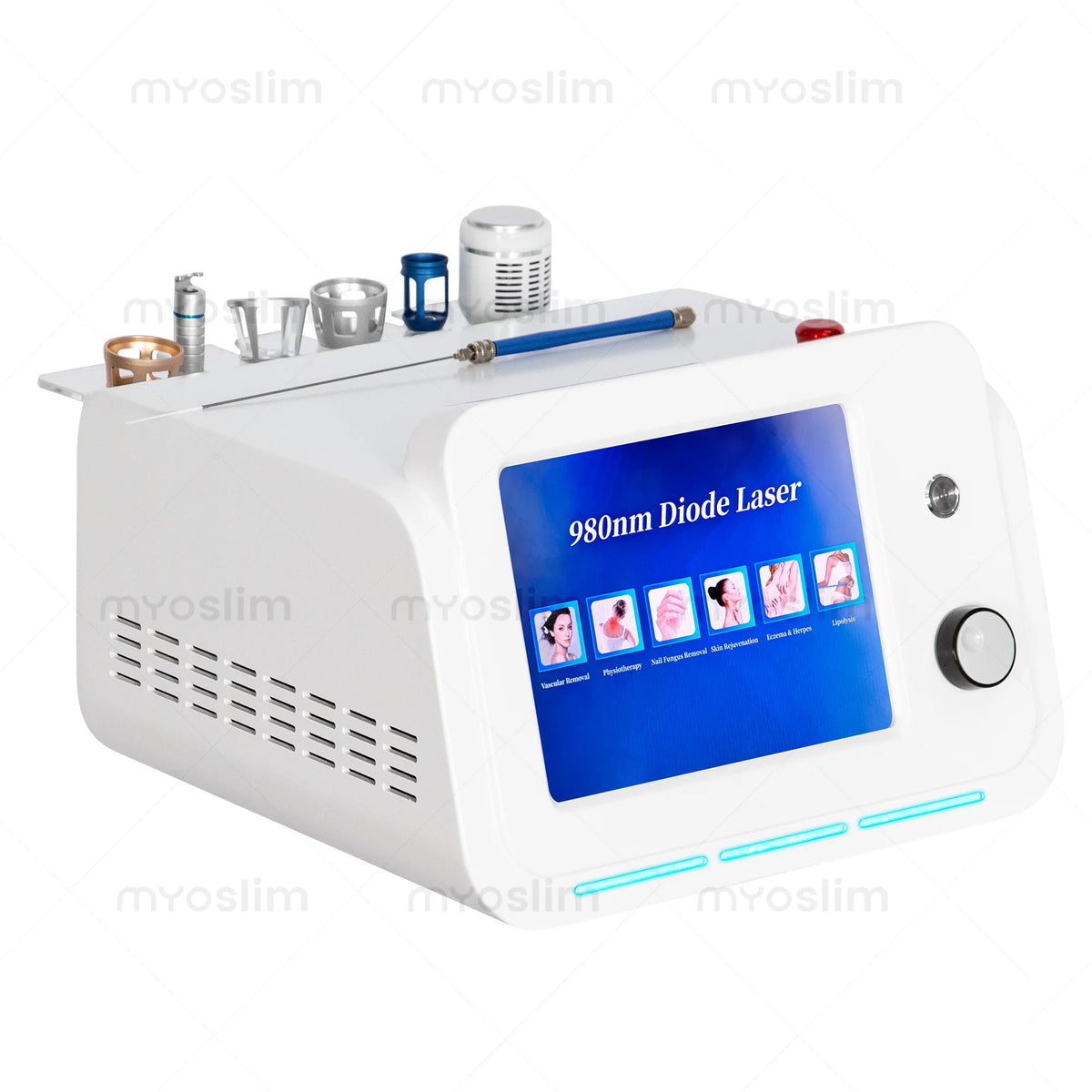 Salon Use 6 in 1 980nm Diode Lase Machine Lipolysis Vascular Improvement Nail Care Skin Rejuvenation Professional Commercial