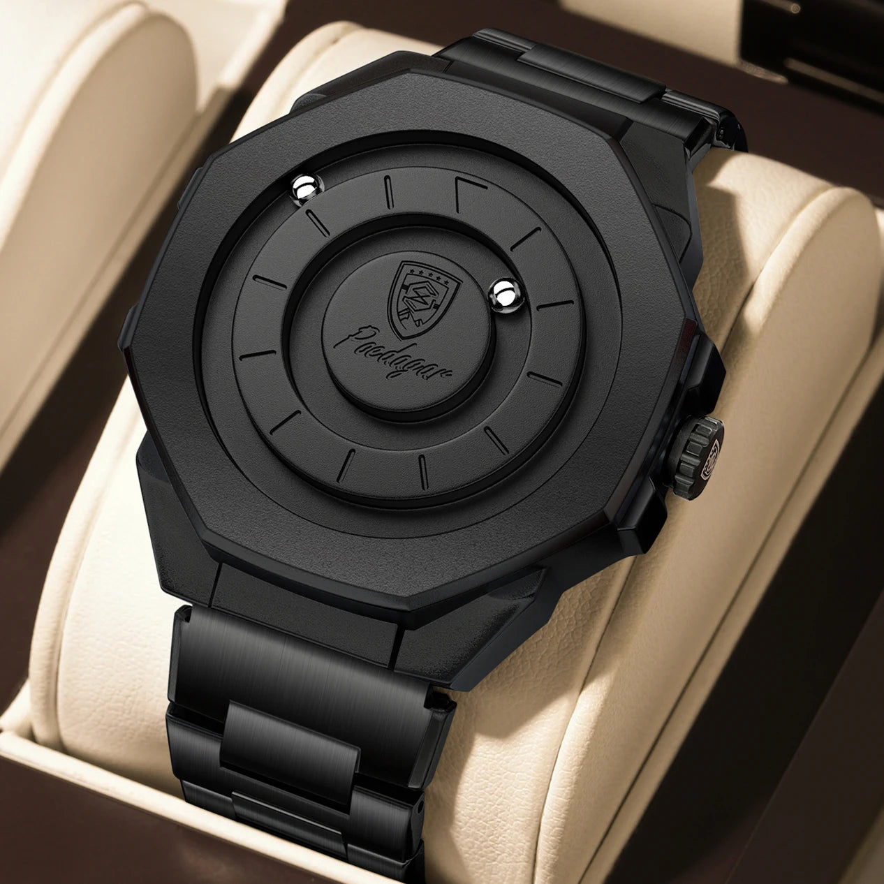 POEDAGAR High Quality Luxury Watch For Men Waterproof Fashion Man Wristwatch Business Stainless Steel Men's Quartz Watches Reloj