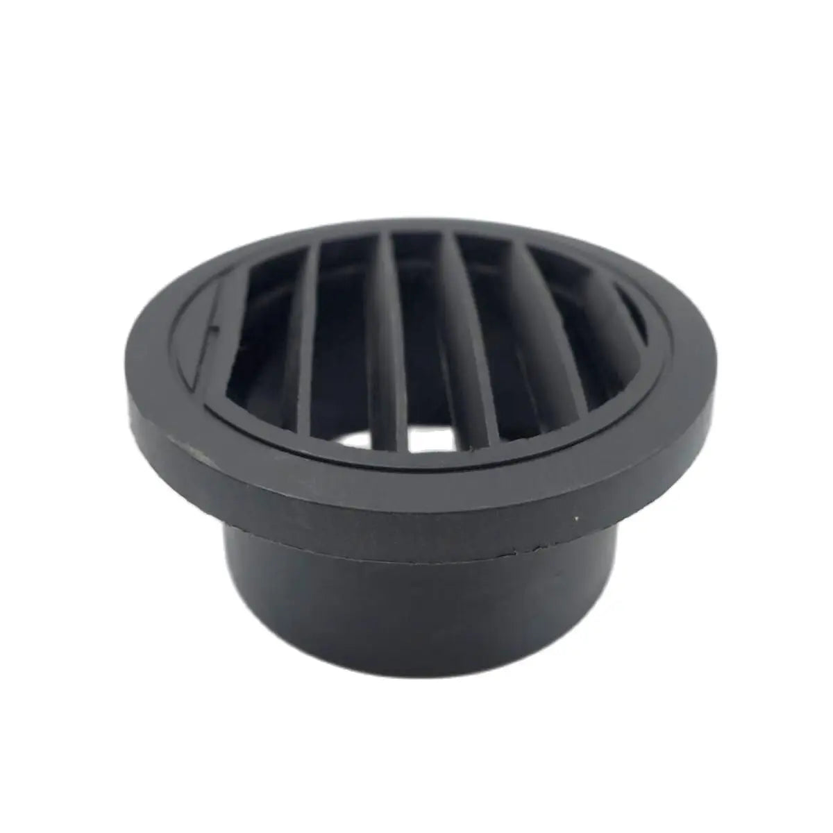 60mm / 75mm Diesel Heater Duct Ducting Air Vent Outlet Flat Round Rotatable Connector Black For Car Truck VAN Camper