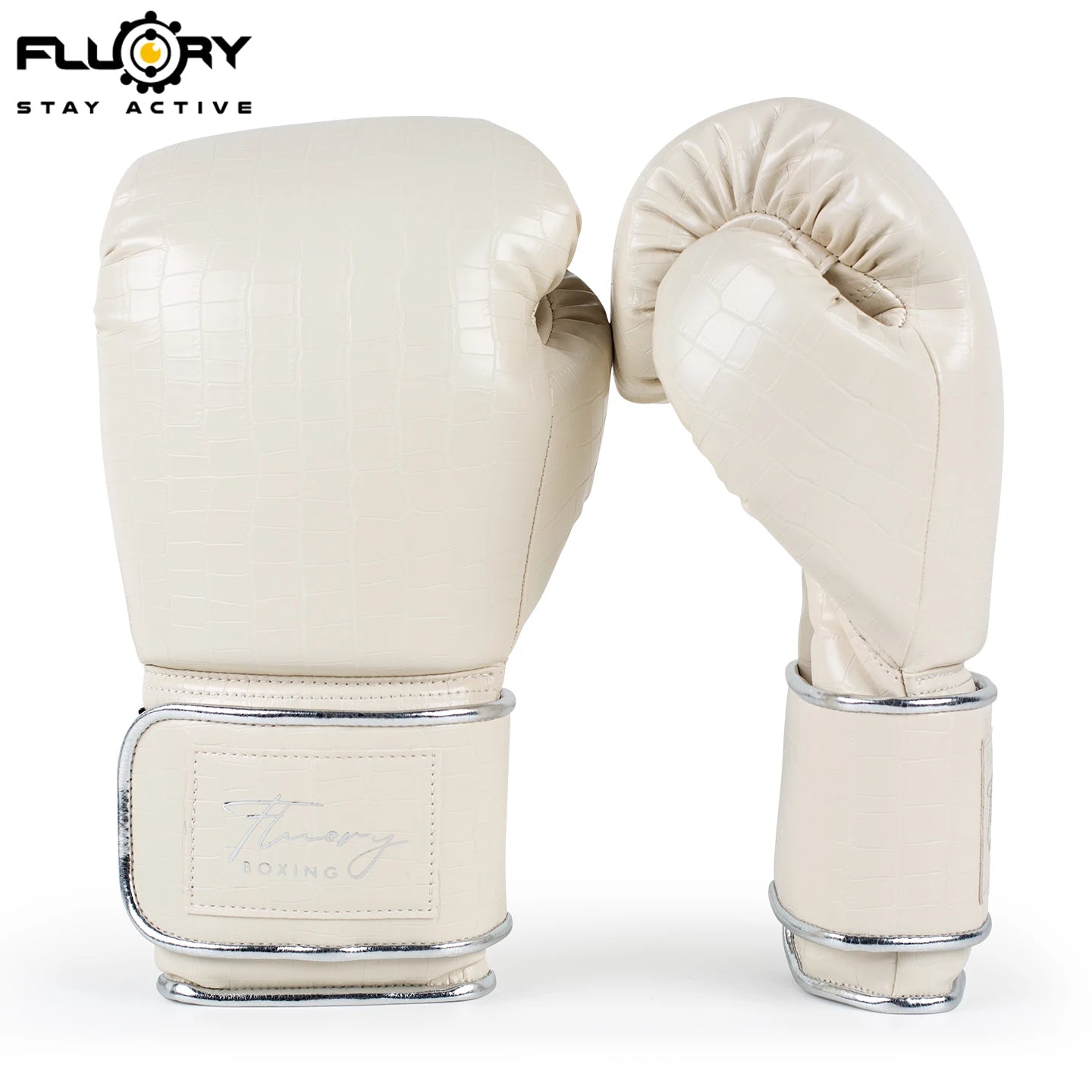 FLUORY Crocodile Patterned Boxing Gloves,8OZ 10OZ 12OZ 14OZ 16OZ High-Quality Thickened Pu Gym Boxing Training Muay Thai Gloves