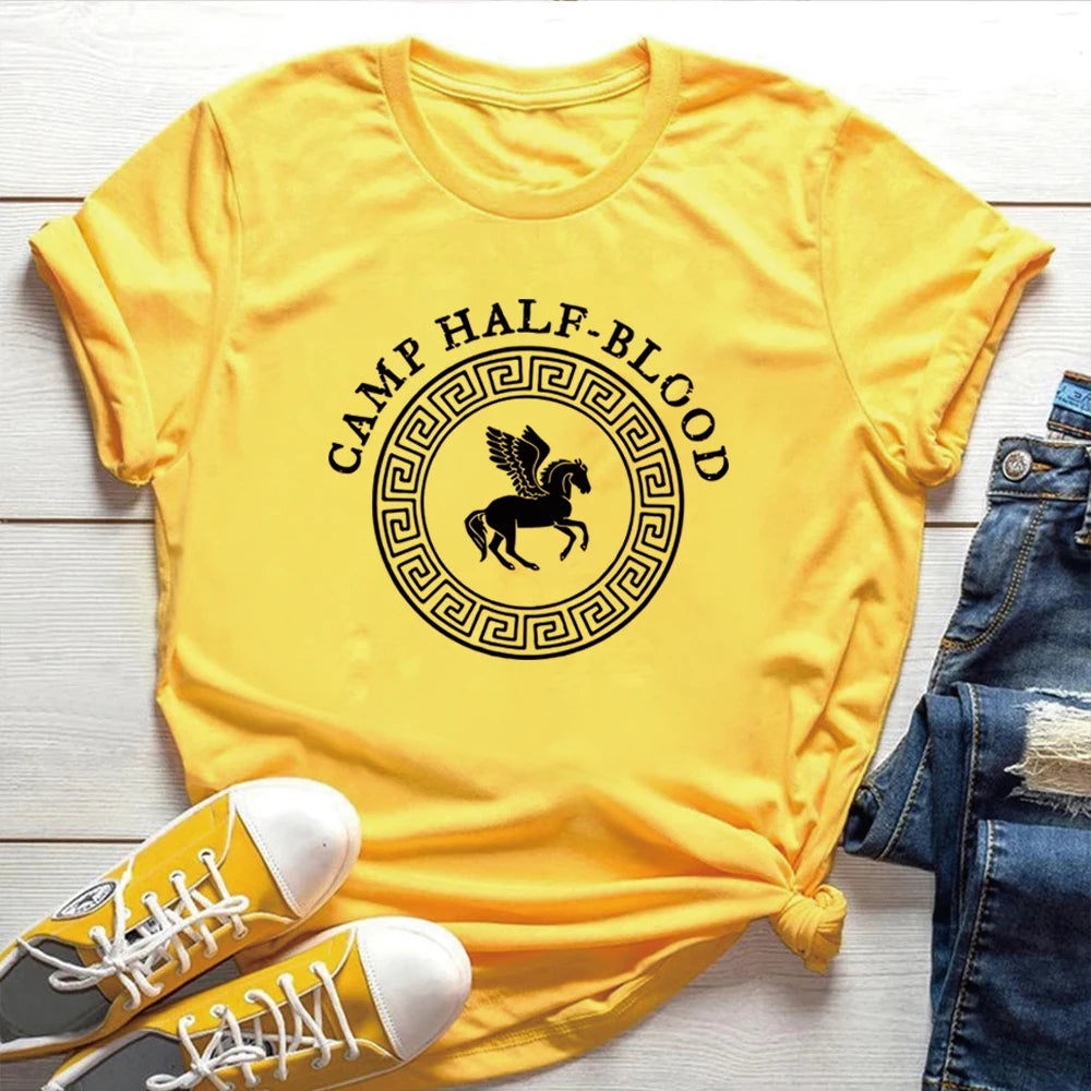 Camp Jupiter T-Shirt Camp Half-Blood Shirt Percy Jackson Shirtsc Unisex Graphic T Shirts Gothic Short Sleeves Tops Harajuku Top