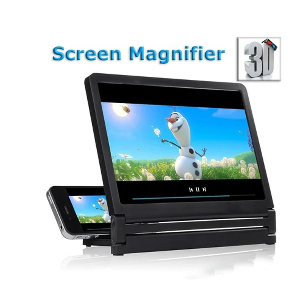 Portable HD Video Screen Magnifier Bracket 3D Mobile Phone Screen Amplifier Stand Folding Screen Magnifier Phone Accessories