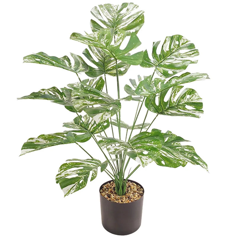 Large Artificial Monstera Tree