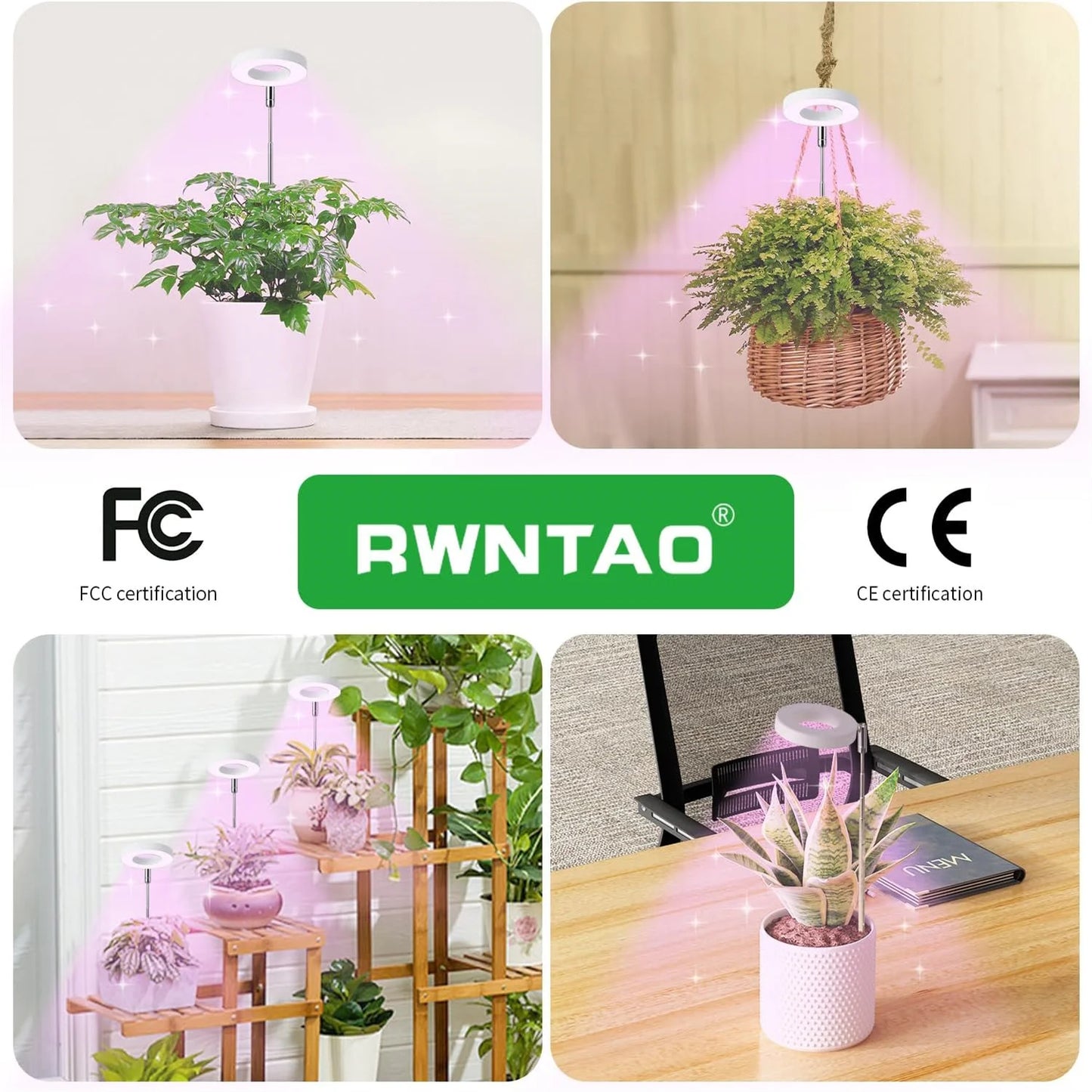USB Angel Ring Grow Light Phytolamp for Plants with Control Full Spectrum Fitolamp Lights Home Flower Seedling Clip Phyto Lamp