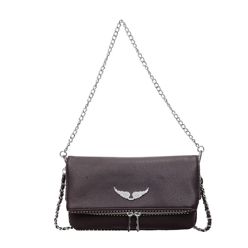 2026 New French Shoulder Bags Classic Fashionable and Versatile Chain Retro Luxury Cross-body Messenger Bag for Women