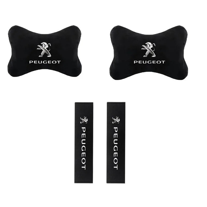 Soft Neck Pillow for Peugeot 208 3008 308 208 107 508 106 406 407 307 206 301 Car, Comfortable Neck Support Auto Accessories