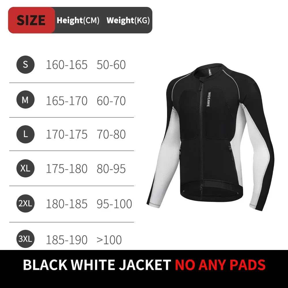 WOSAWE Motorcycle Armor Protection Jacket
