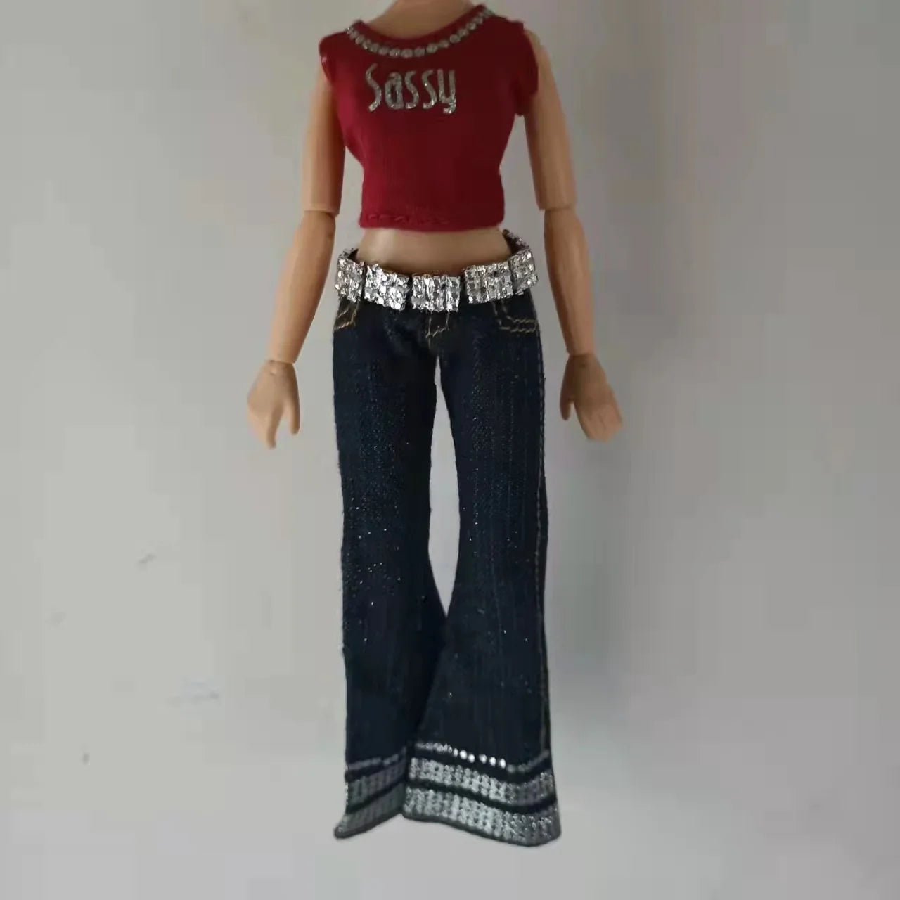 matched suit clothes for doll Official clothes fashion and cool doll clothes rare clothes gift for girl