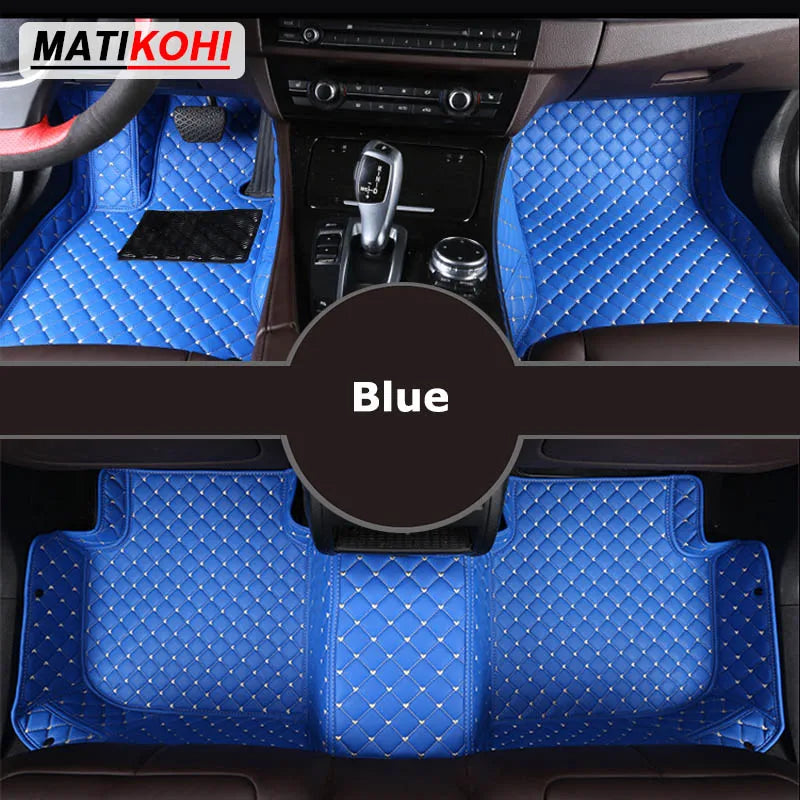MATIKOHI Custom Car Floor Mats For Hyundai Genesis Auto Carpets Foot Coche Accessorie