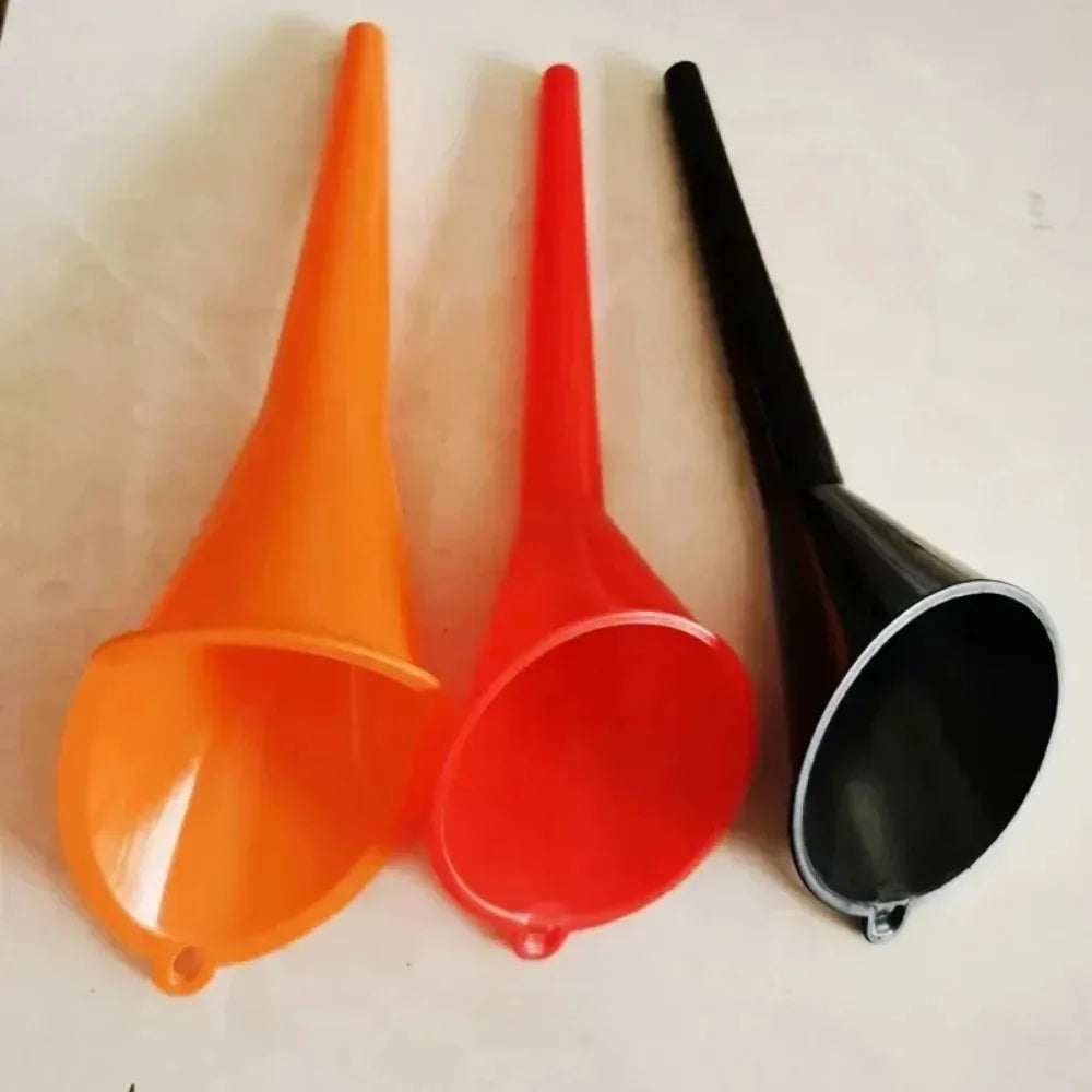 Car Refueling Longer Funnel Anti-splash Plastic Auto Long Mouth Oil Funnels Engine Funnel Motorcycle Refueling Car Accessories