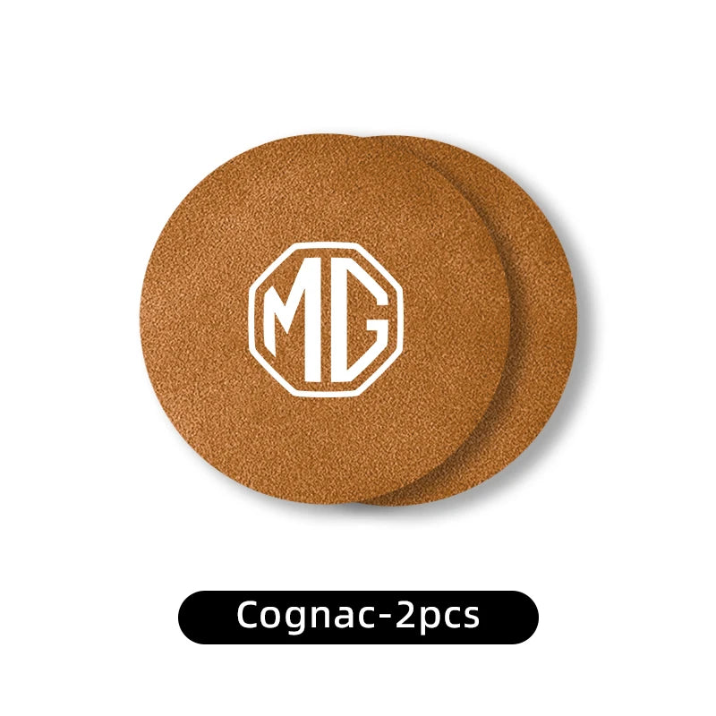 2PCS Car Coaster Cup Holder Anti-slip Accessories For MG Morris Garages 6 3 5 7 TF ZR ZS HS GS GT Hector RX5 RX8 350 550 Gundam