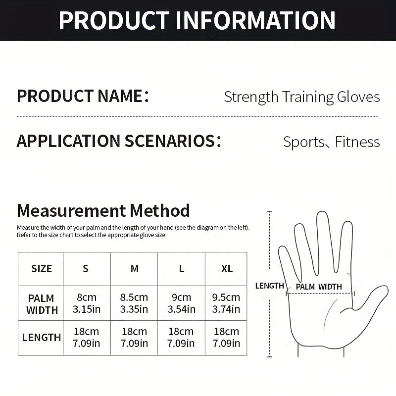 1 Pair of Boxing Gloves Fitness Gloves - Sturdy Non-slip Design, Suitable for Fitness, Sports and Bodybuilding, Sports Gloves