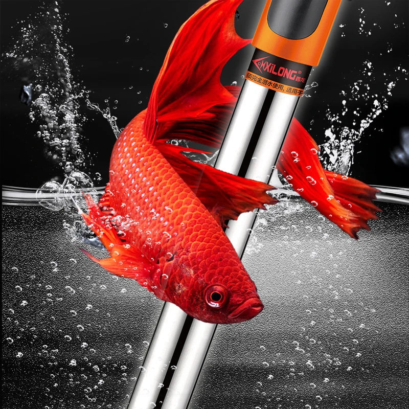 Aquarium Heater Rod Stainless Steel Adjustable 17-35 Degree Celsius to Control Temperature Heat Water for Fish Tank 50W~500W