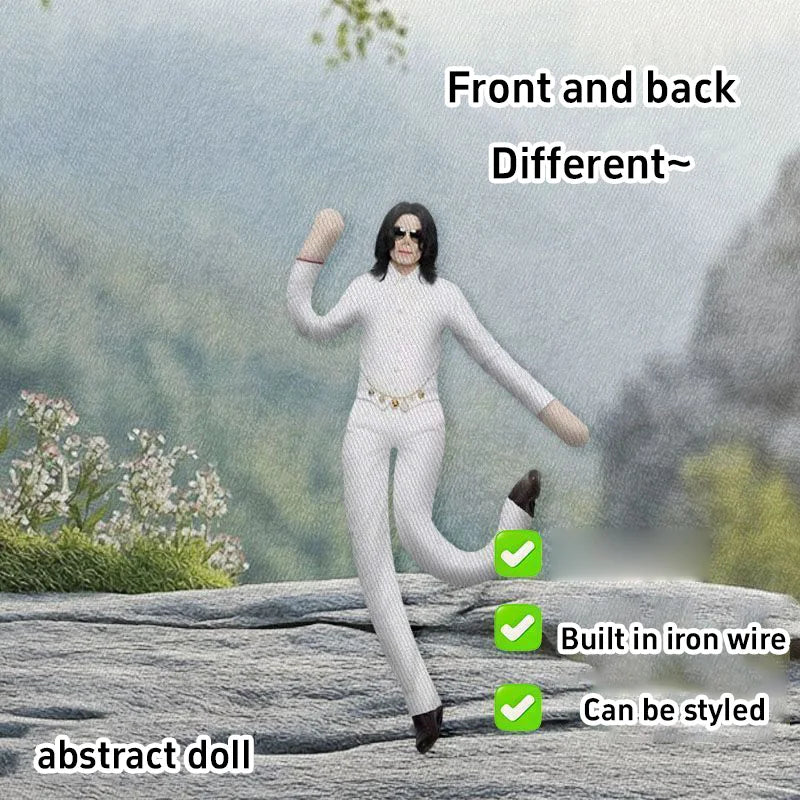 Pop King Michael Jackson Stuffed Doll Flexibly Movable Joints Handwoven Toys  For Fan Gifts For Home Decoration 2026 New Gifts