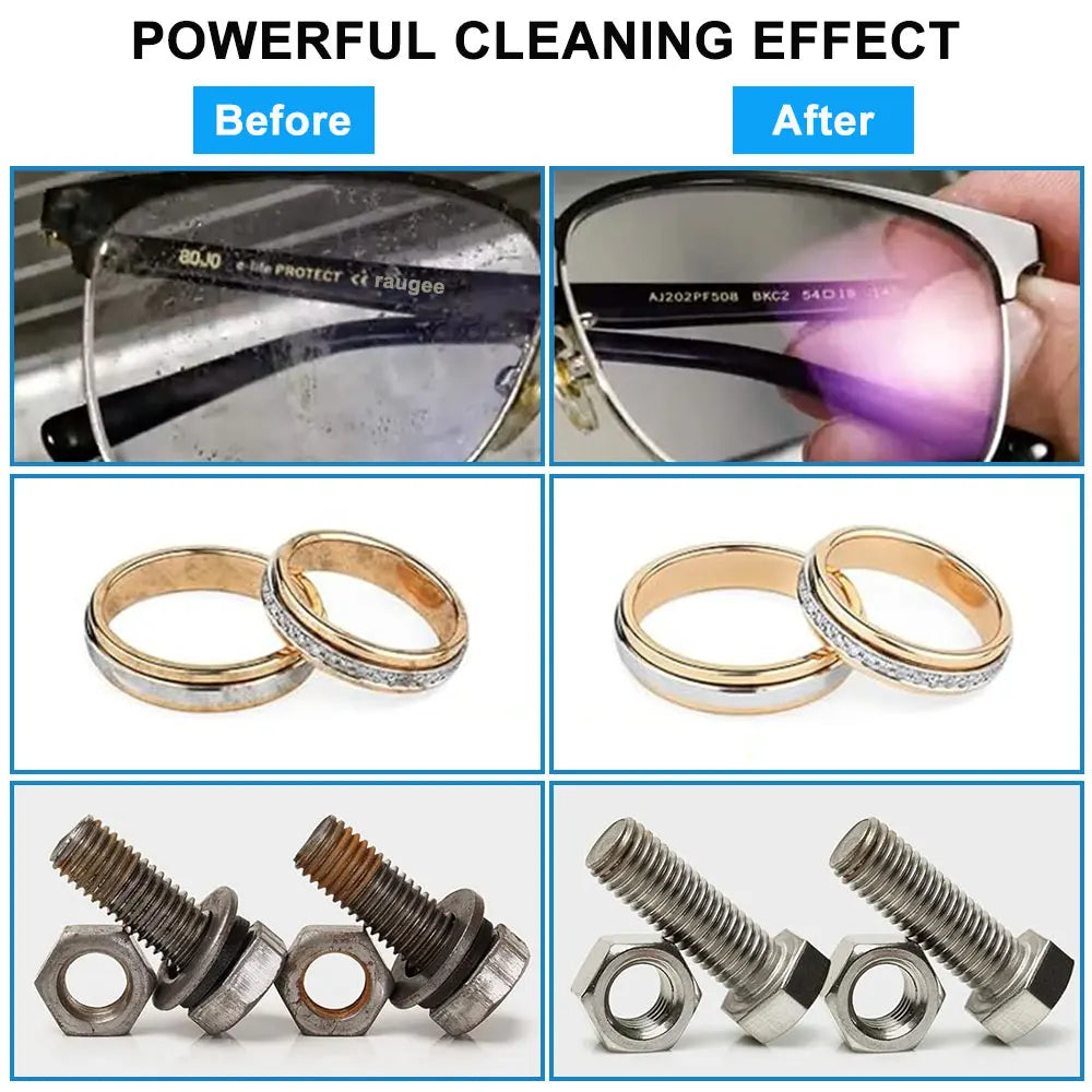 40KHZ Ultrasonic Cleaner Home Ultrasound Cleaning Machine For Jewelry Glasses Washing Bath Watches Denture Ultrasonic Cleaner