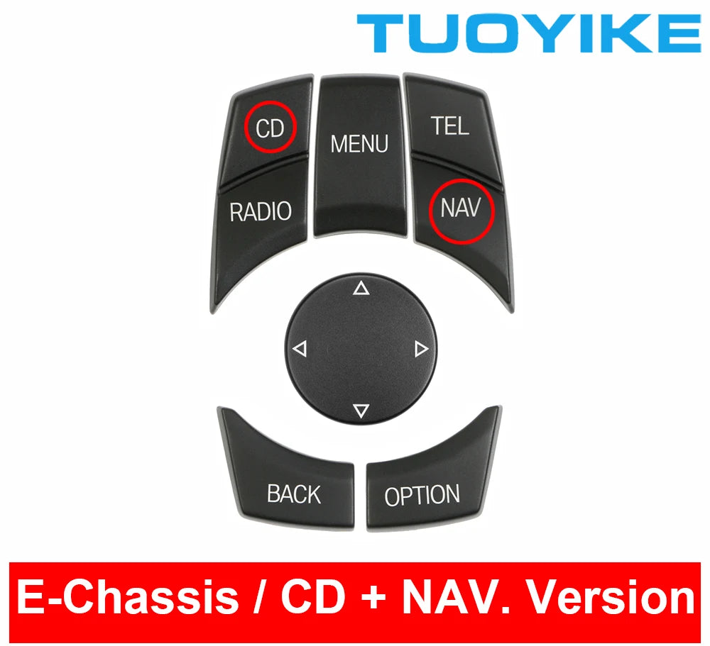 Car Interior Console CIC i-Drive Multimedia Control Button For BMW 1 3 5-Series X1 E84 X5 X6 E70 E71 E81 E82 E90 E91 E92 E60 E61