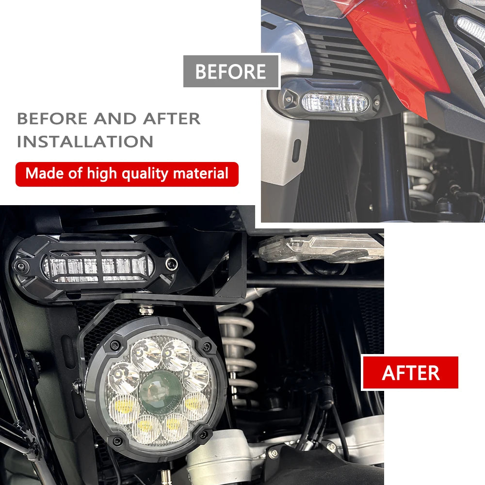 For BMW R1300GS ADV 2026 R1300 GS Adventure 2025 R1300GSA 2024 Motorcycle Fog Light Led Bracket Auxiliary Lights Holder Support