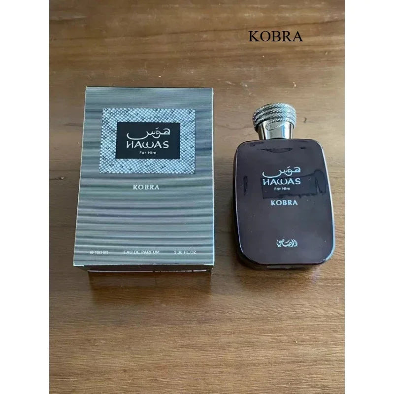 Hawas 100ml Unisex Eau De Parfum Long Lasting Fresh Woody Aquatic Fruity Aromatic Fragrance Elegant Modern Smooth Luxury Scent