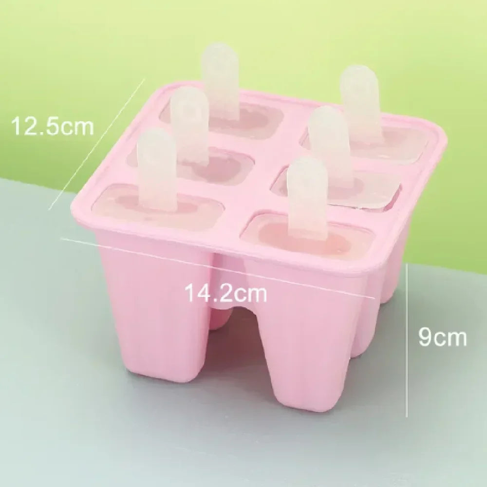 10-Piece Silicone Popsicle Molds