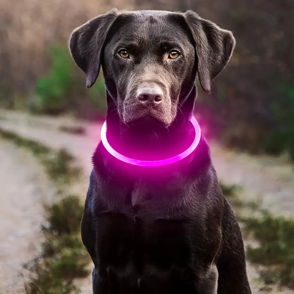 USB Rechargeable LED Dog Collar