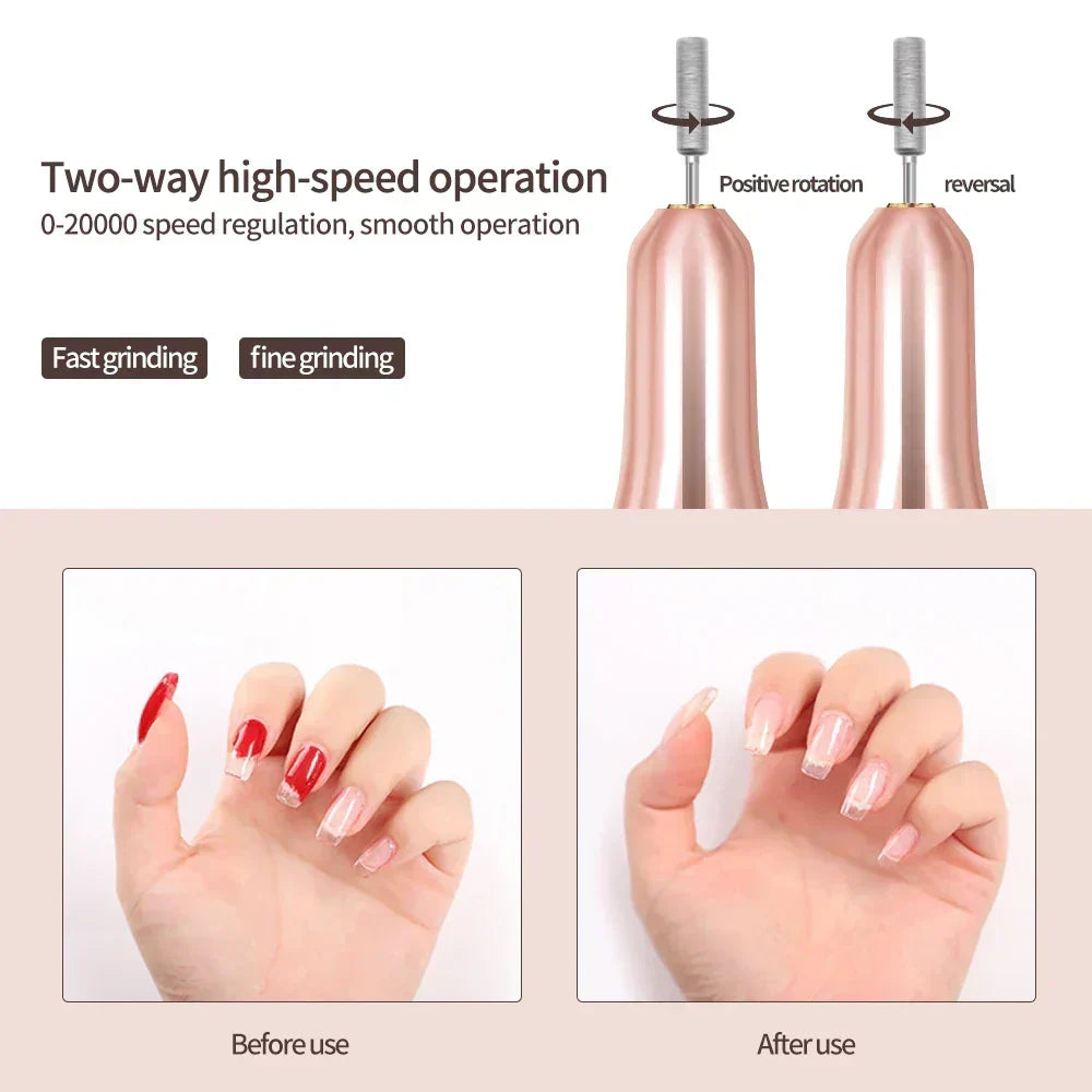 Portable Multi-Function Nail Drill