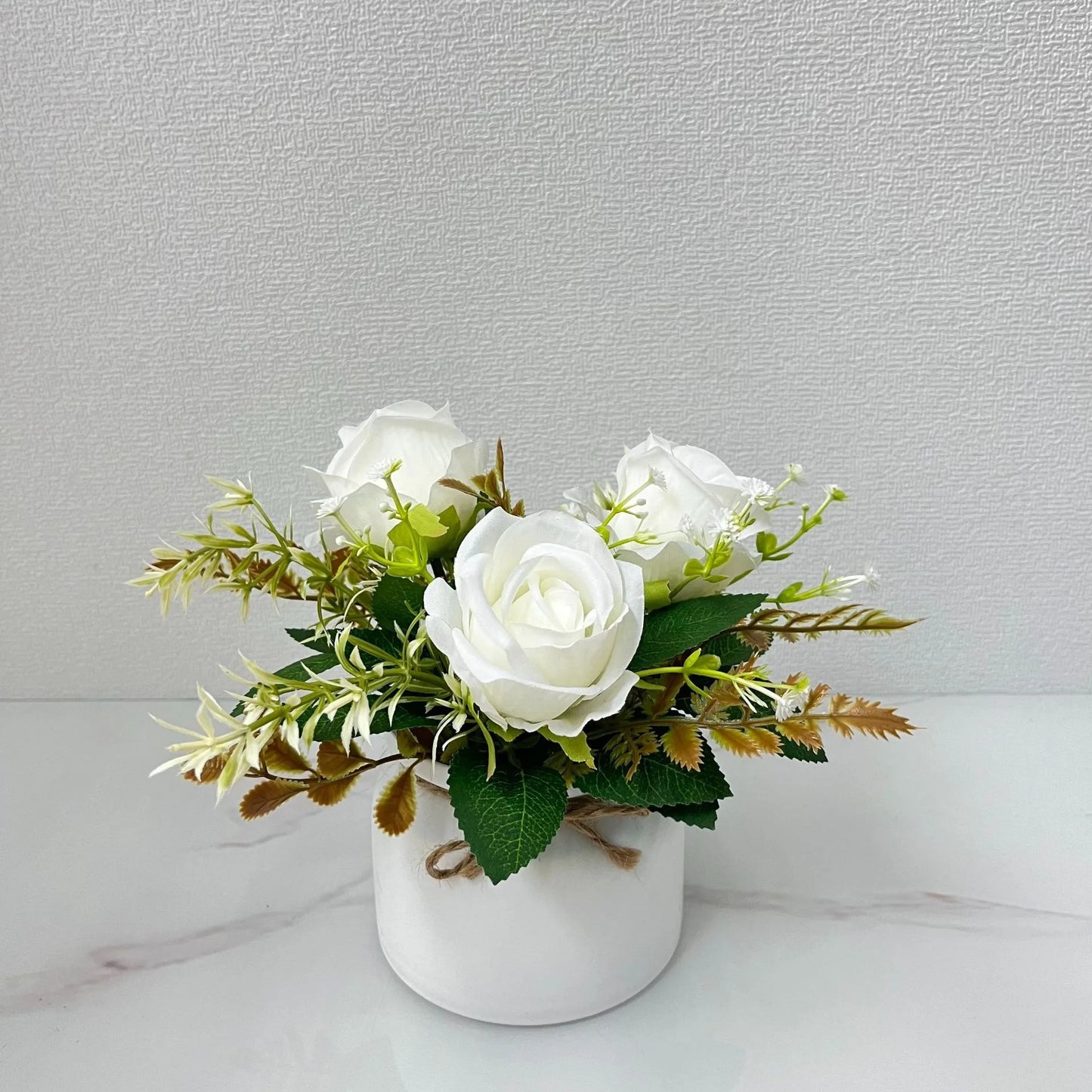 3 Simulated Roses, Potted Plants, Wedding Photos, Photography, Decoration, Fake Flowers, Outdoor Courtyard, Balcony