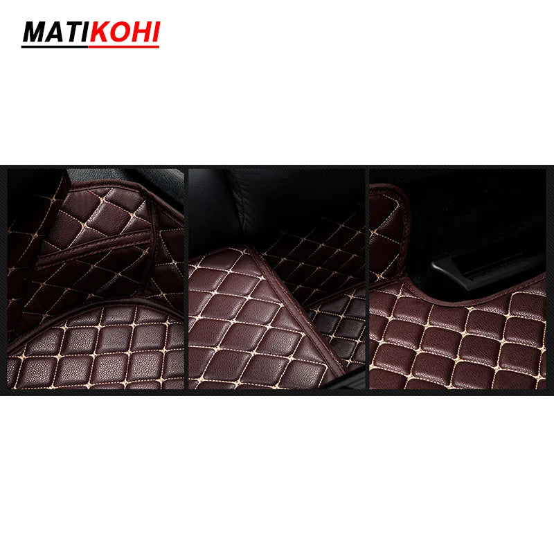 MATIKOHI Custom Car Floor Mats For Hyundai Genesis Auto Carpets Foot Coche Accessorie