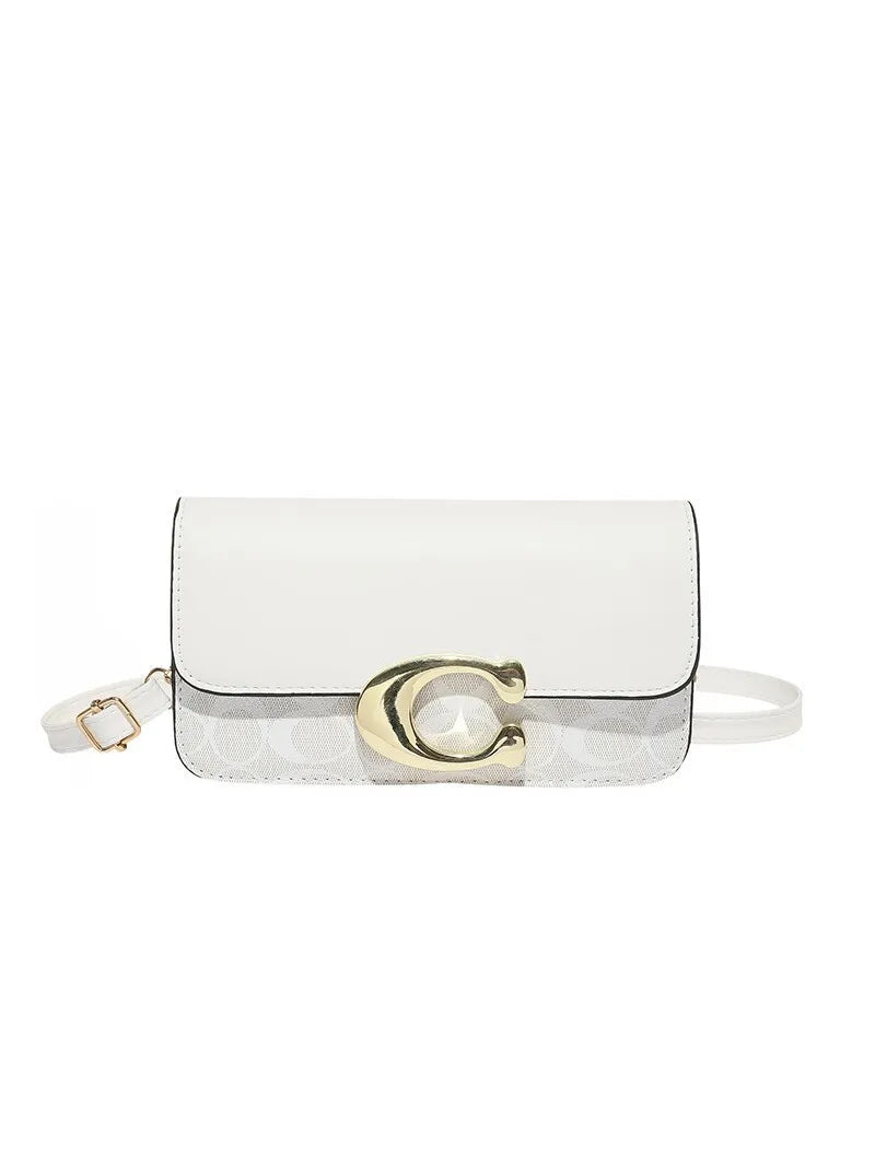 New Bag Women's New Versatile Small Square Bag Fashion Design Retro Tofu Bag High-grade Texture Shoulder Messenger Bag