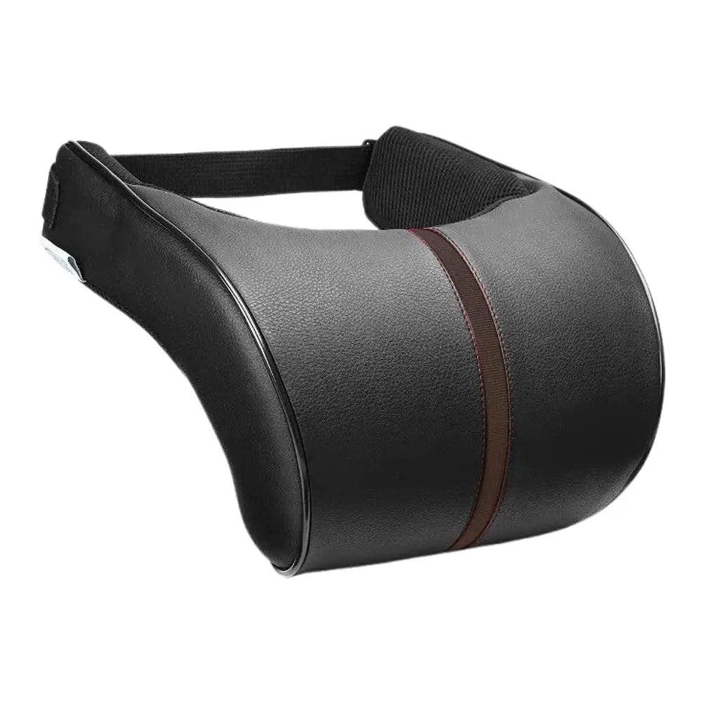 Adjustable Breathable Car Headrest Memory Cotton Car Cushion Leather Neck Pillow Car Waist Pad Automotive Decorative Products