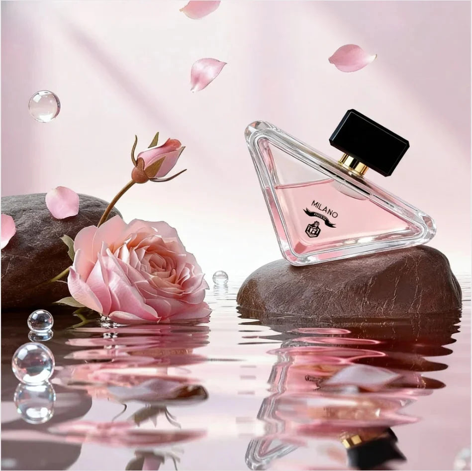 Fresh Mysterious 90ML Perfume Sweet Orange Blossom Buds, Deep Amber, Silky White Musk Long-lasting Fragrance Romantic Date