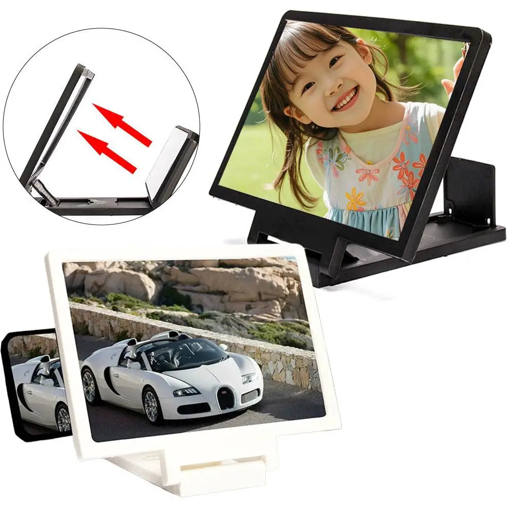 Mobile Phone Amplifier 3D HD Screen Magnifying Glass Anti Blue Light And Eye Protection Multifunctional Amplifier Phone Holder