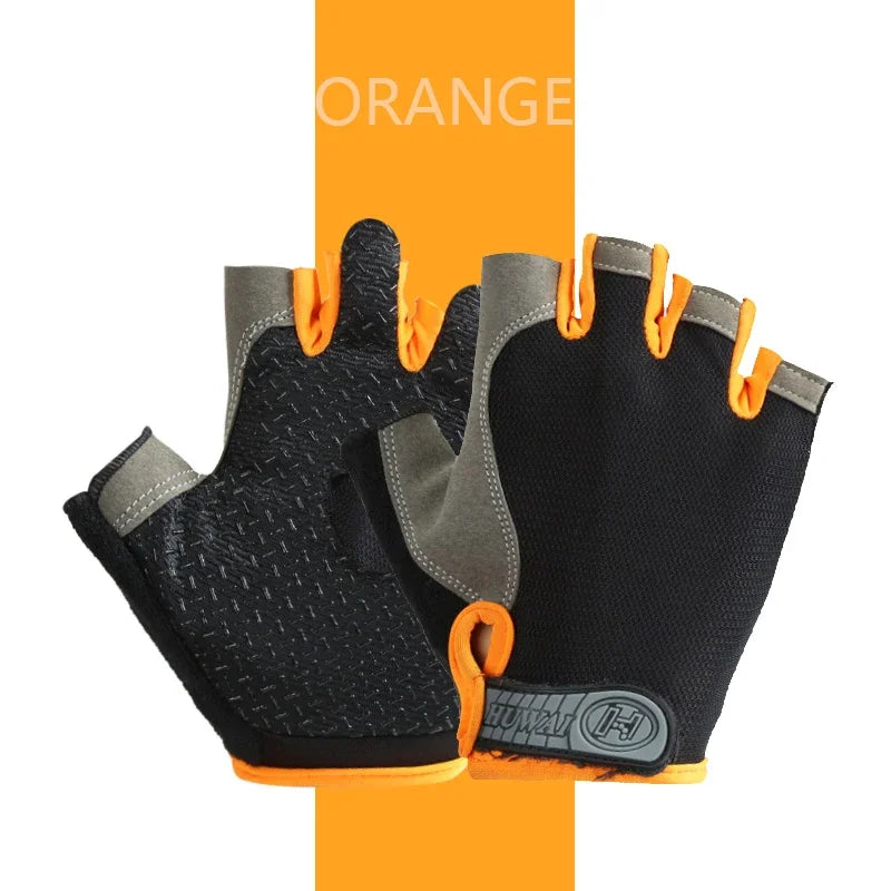 Cycling Gloves for Men Woman Fingerless Sports Fitness Training Gym Gloves Motorcycle Mtb Anti-slip Gloves Bicycle Accessories