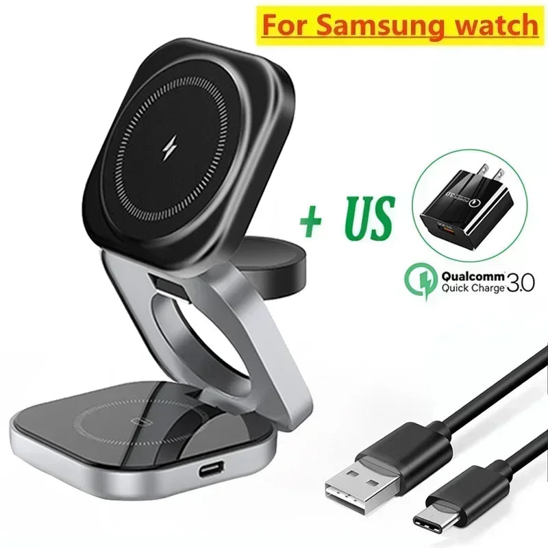 3-in-1 Magnetic Wireless Charger