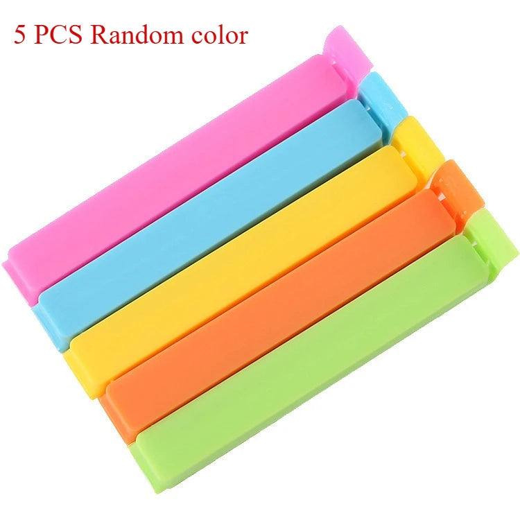 5/20PCS Portable Kitchen Storage Food Snack Seal Sealing Bag Clips Sealer Clamp Plastic Tool Kitchen Accessories Food Bag Clips