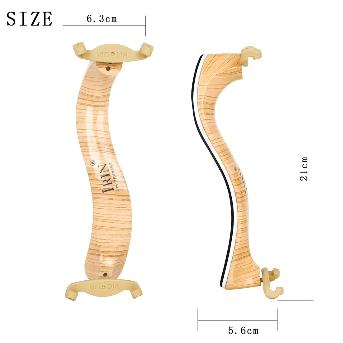 IRIN 4/4 Violin Shoulder Rests Antique Maple Professional Violin Shoulder Rests Free Adjustment Musical  Violin Accessories ﻿