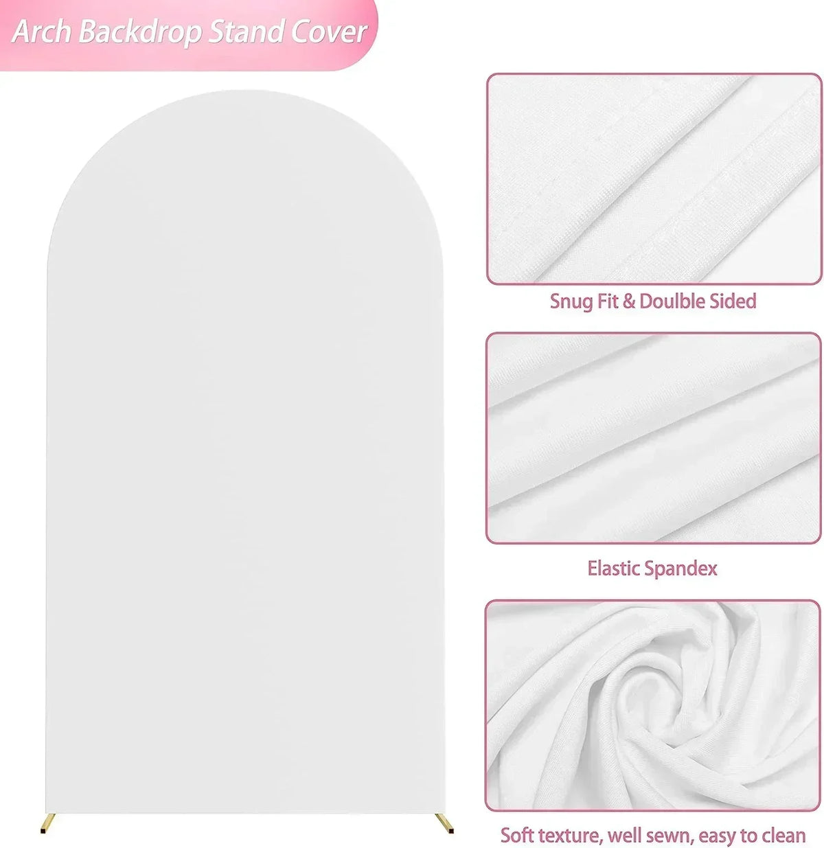 Pink Rose Flower Design Arch Backdrop Cover for Floral Wedding Bride Girl Birthday Party Decor Photo Background Wall Supplies