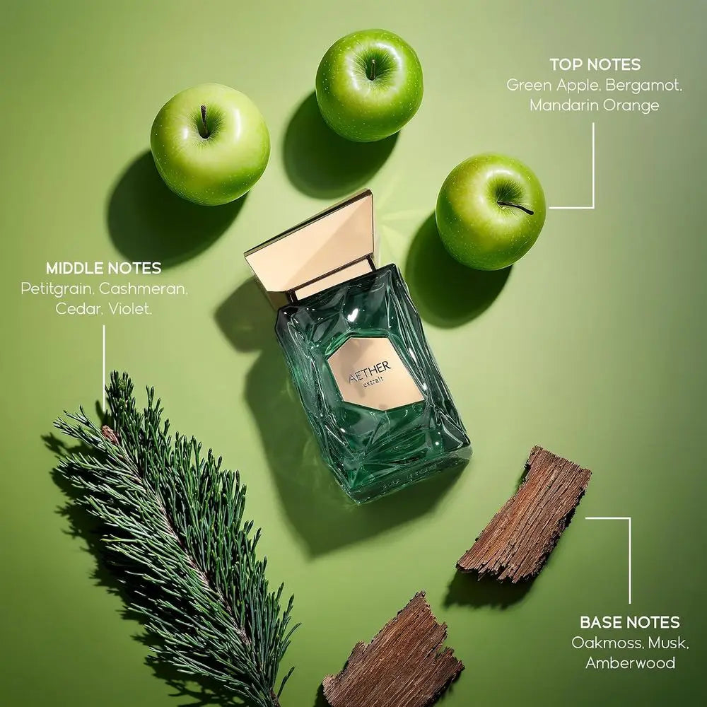 Bellavita Honey Oud & French Avenue Aether Extrait Eau De Parfum Set, Oriental Oud & Woody Aromatic Long Lasting Unisex Perfume Collection 100ml Each