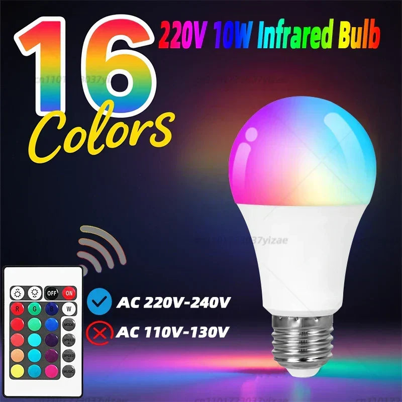 RGBW Infrared LED Bulb