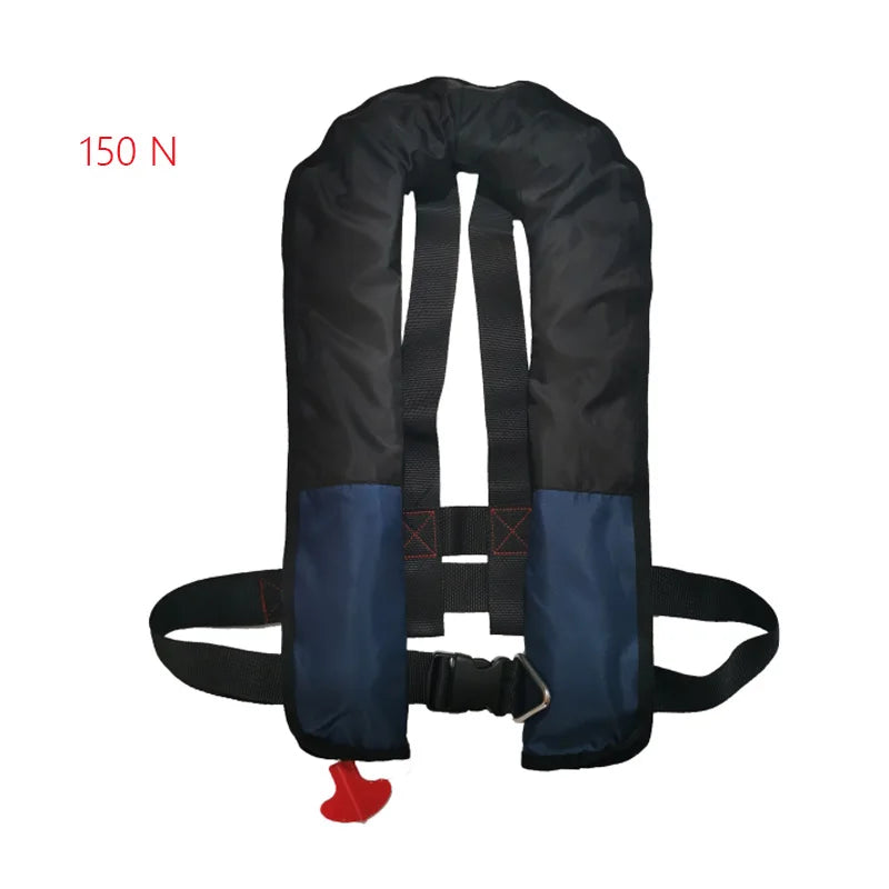 Fishing Life Vest, Manual Automatic Inflatable Life Jackets for Adult, Sailing Boating, Professional PFD 150N 100N, CE Approved