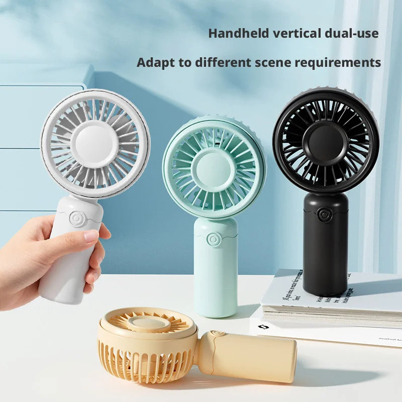 New Mini Fan Portable Mini USB Rechargeable Quiet Fans Table Makeup Eyelash Cooler Kids Outdoor Office Travel Air Cooler Fan NEW