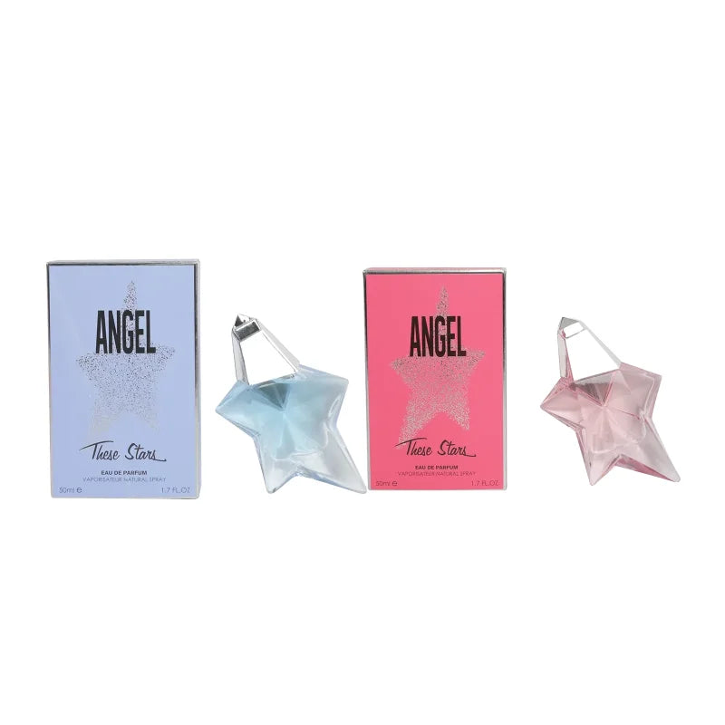 50ml Blue Star Bottle Perfume Fresh Sweet Scent Eau De Parfum Spray For Women Party And Dating