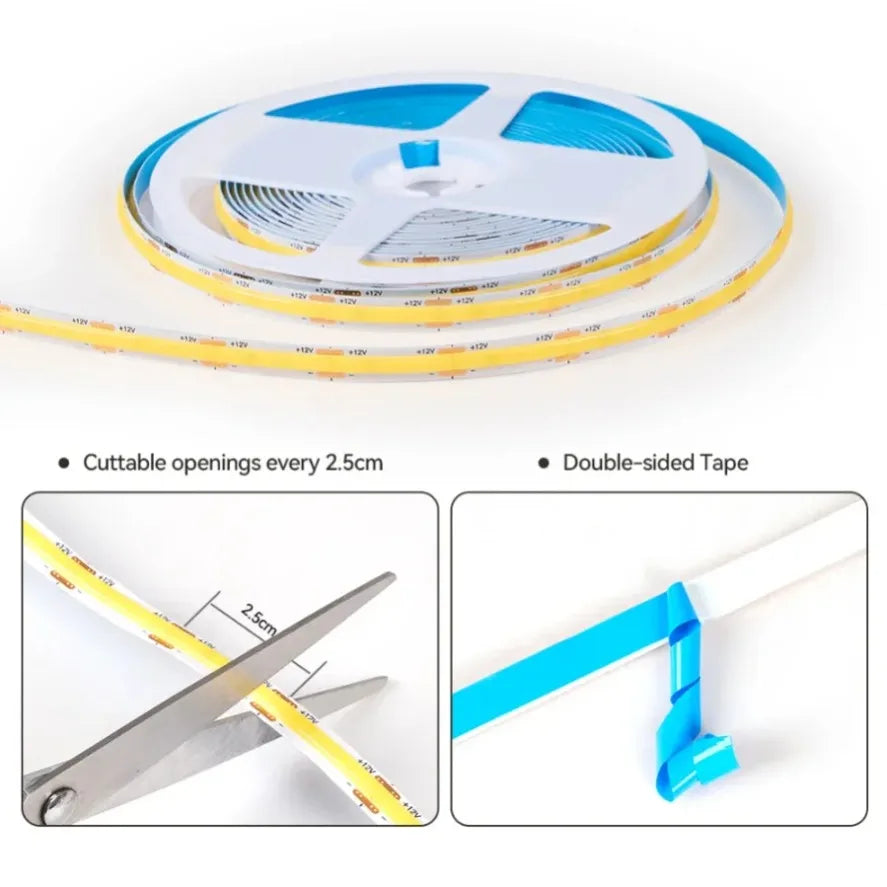1~6PCS LED Strip Light Door-opening Sensor Sync Control Wine Cabinet Wardrobe Closet Decor Under Cabinet Collection Display Lamp
