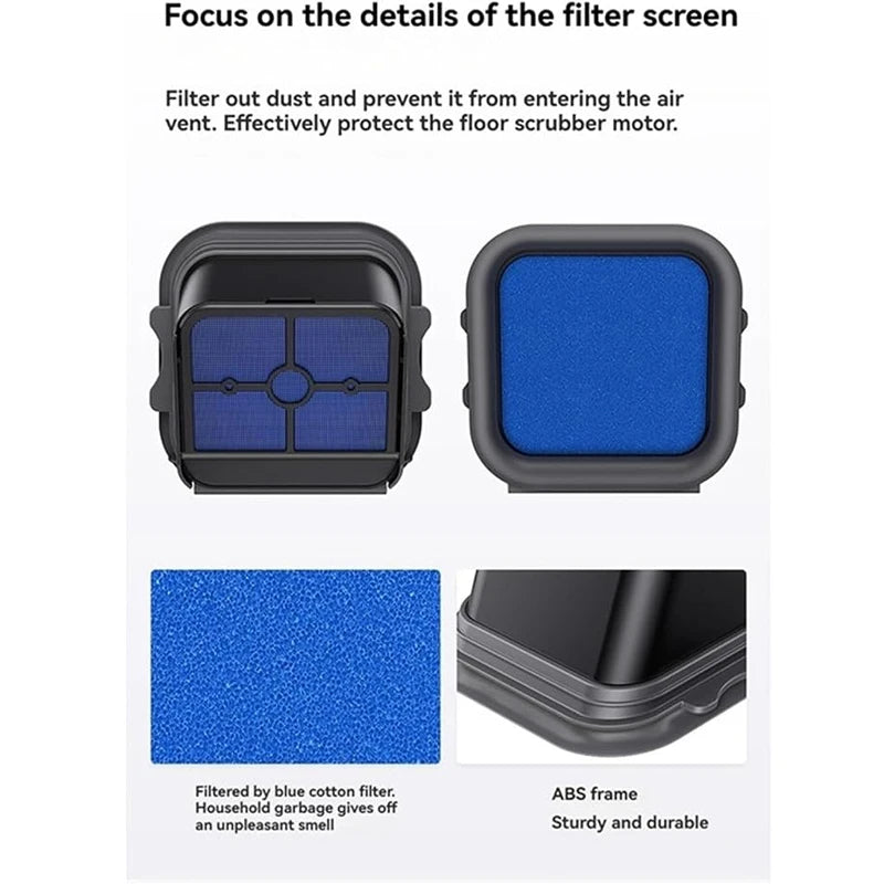 For JONR ED12/ED12 Lite Robot Vacuum Cleaner Accessories Main Roller Brush Filter Sponge Replacement Parts