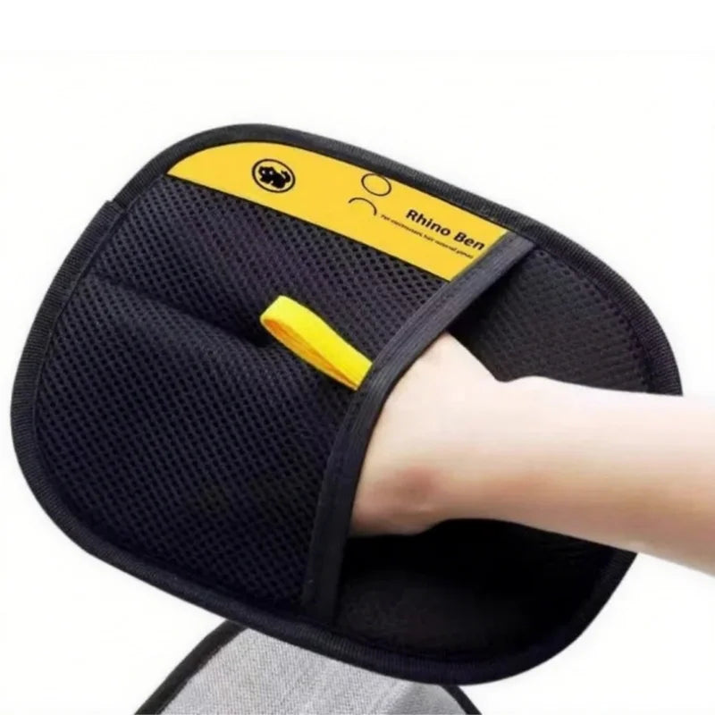 Pet Hair Remover Brushing Gloves – Remove Fur from Clothing, Furniture, Car Seats, Bedding & Upholstery Lint Hair Grooming Tool