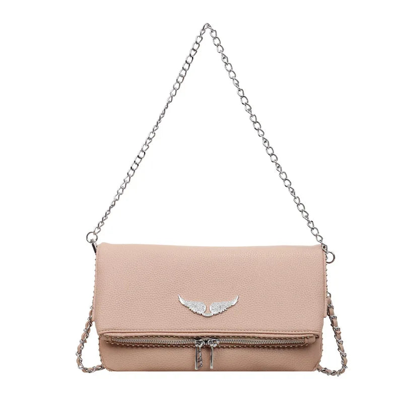 2026 New French Shoulder Bags Classic Fashionable and Versatile Chain Retro Luxury Cross-body Messenger Bag for Women