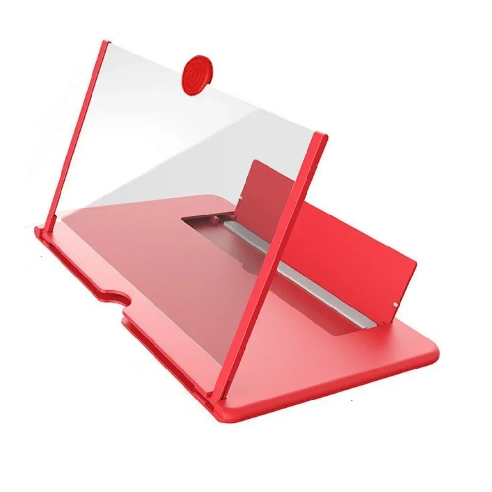 12/10 inch HD Multi functional Mobile Phone Screen Magnifier and Phone Holder Screen Video Amplifier Enlarged Screen Phone Stand