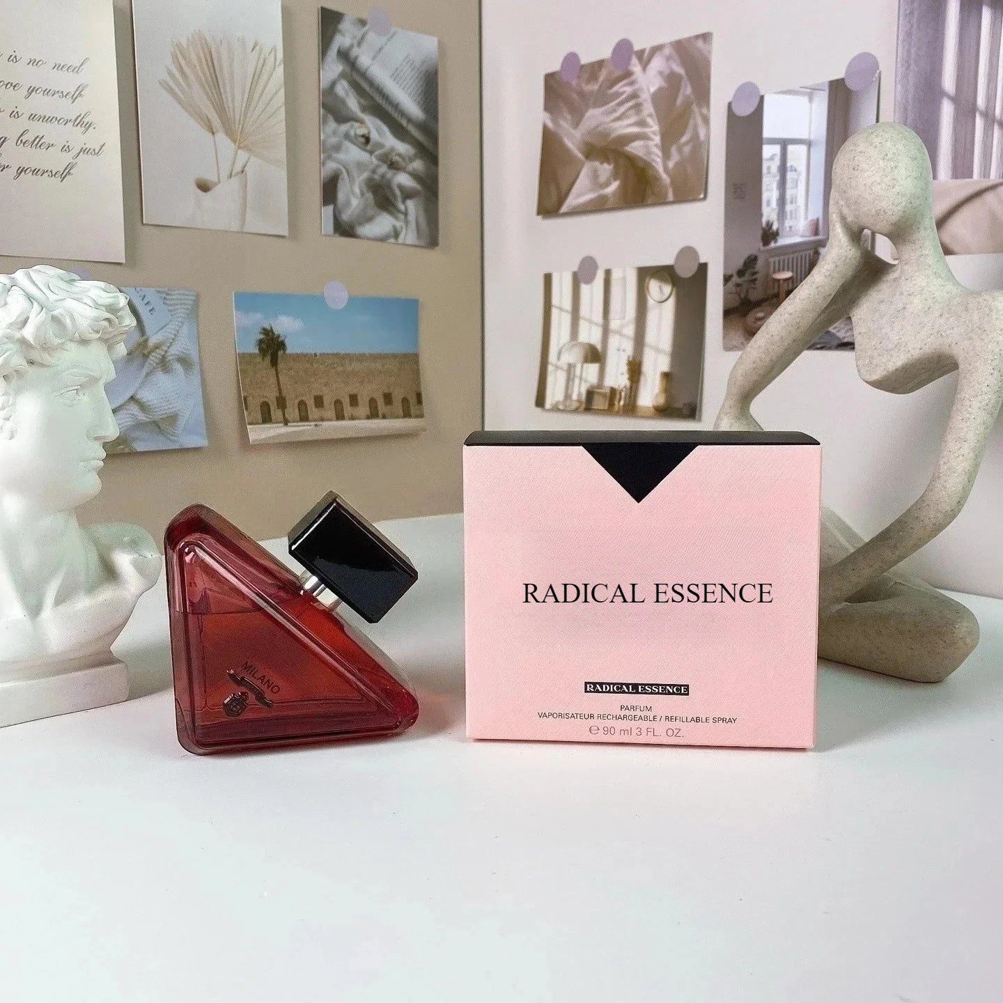 Fresh Mysterious 90ML Perfume Sweet Orange Blossom Buds, Deep Amber, Silky White Musk Long-lasting Fragrance Romantic Date