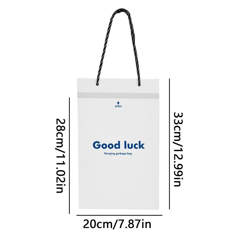 50Pcs Hanging Car Trash Bag Disposable  Car Hanging Trash Bag Portable Storage Case Portable Universal Vehicle Trash Bags